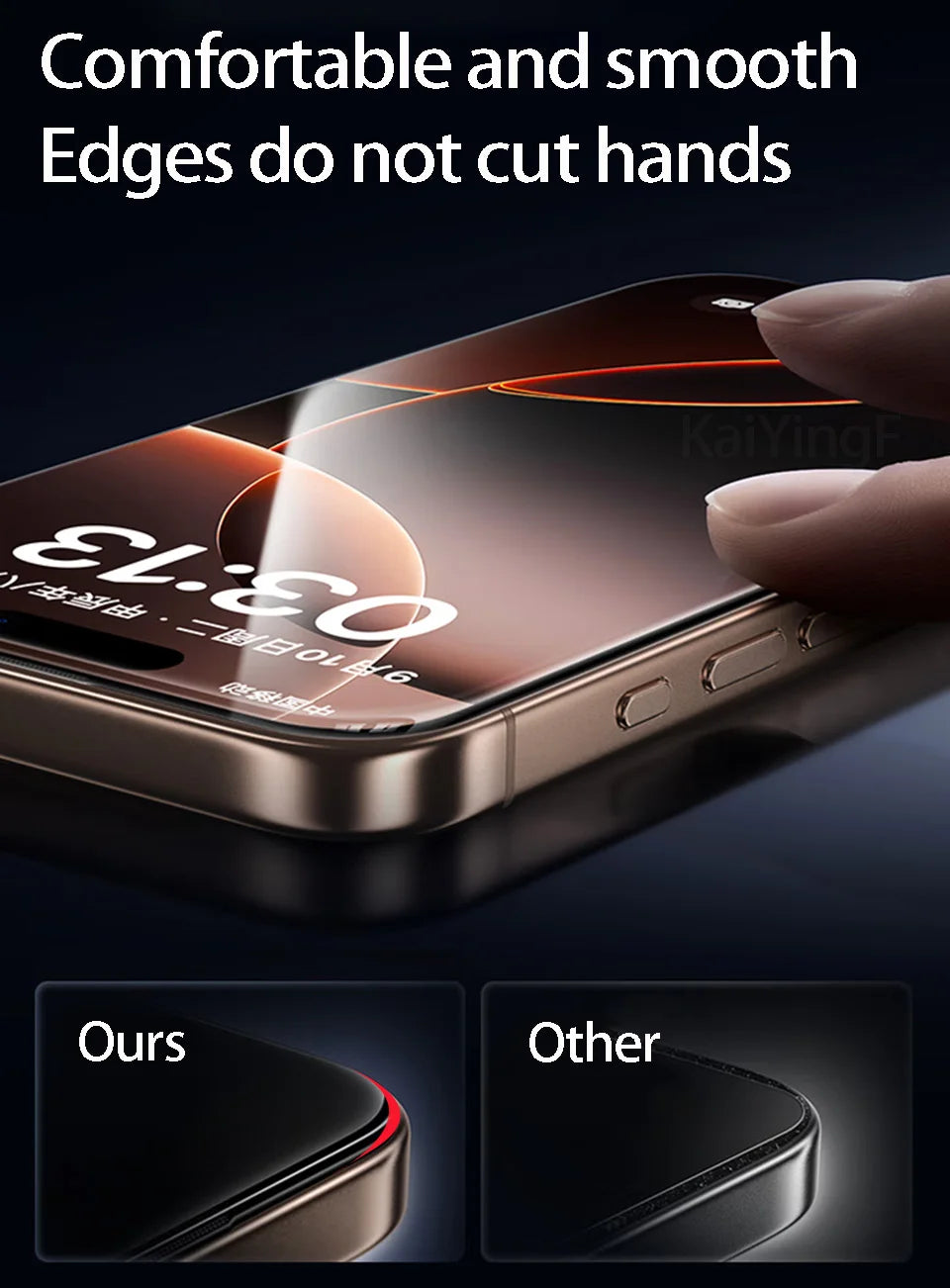 2PCS iPhone Tempered Glass Screen Protector – Full Cover with Easy Install Box - Harotix