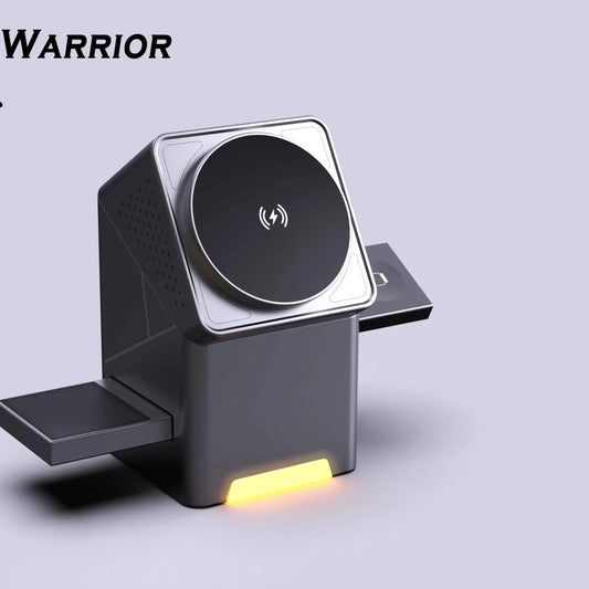 3-in-1 Magnetic Wireless Charger Stand – Fast Charging Dock - Harotix