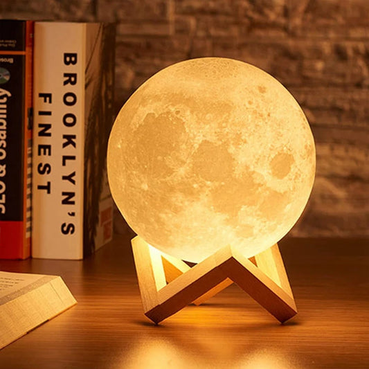 Book Light LED Moon Light – Galaxy Night Lamp for Kids & Bedroom Decoration - Harotix