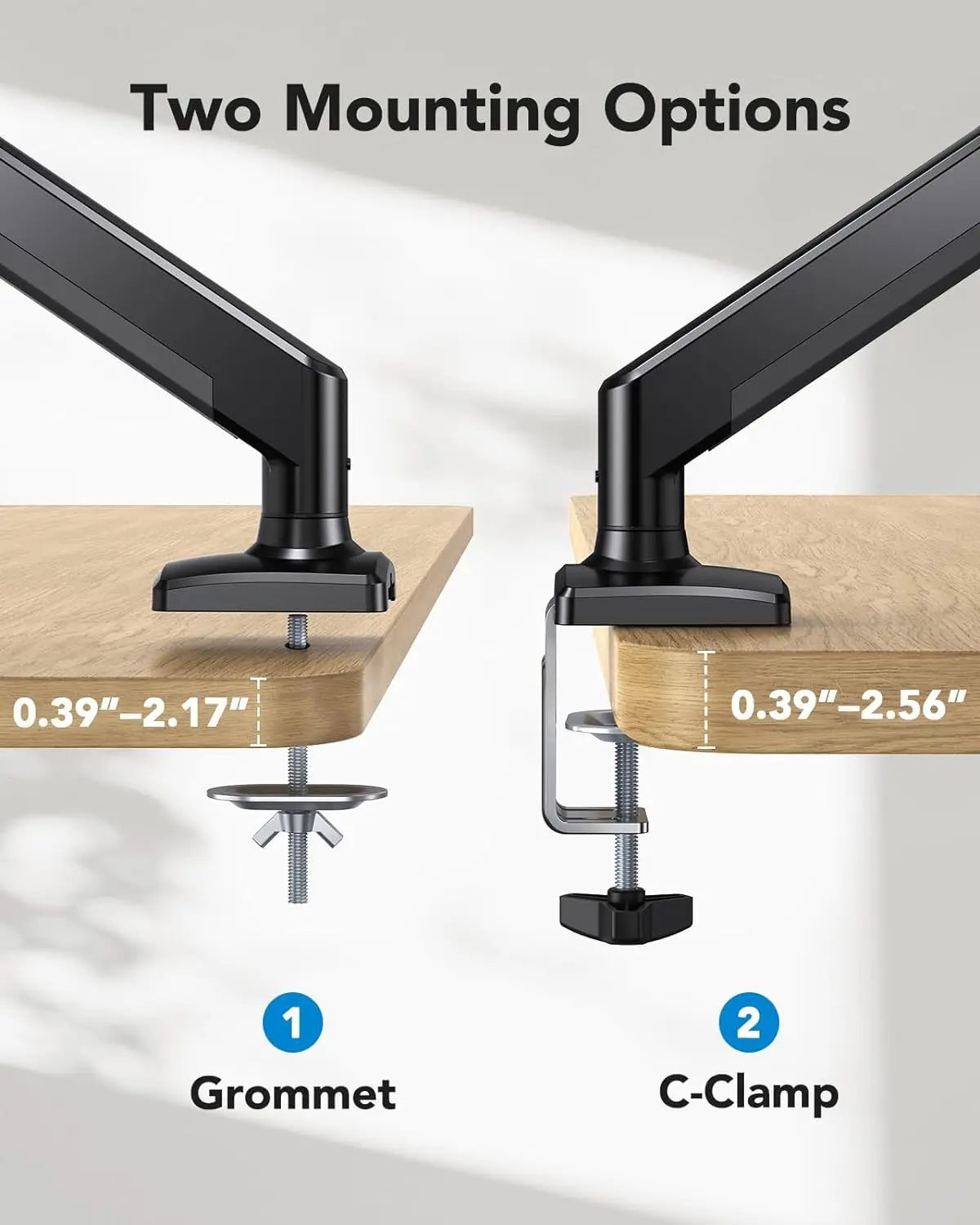Adjustable Monitor Arm Bracket – Desktop Screen Holder - Harotix
