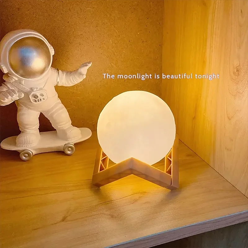 Book Light LED Moon Light – Galaxy Night Lamp for Kids & Bedroom Decoration - Harotix
