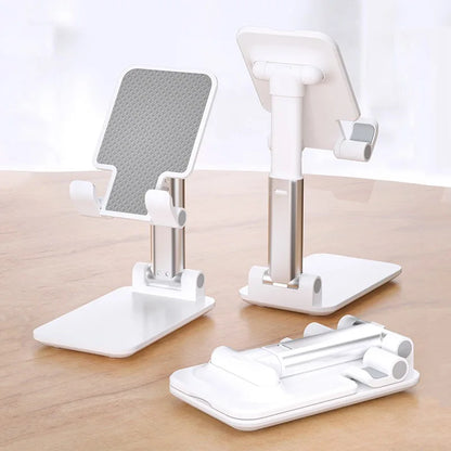 Foldable Telescopic Mobile Phone Stand – Desktop & Bedside Holder - Harotix
