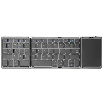 Dual Bluetooth 5.1 Foldable Mini Keyboard with Touchpad - Harotix