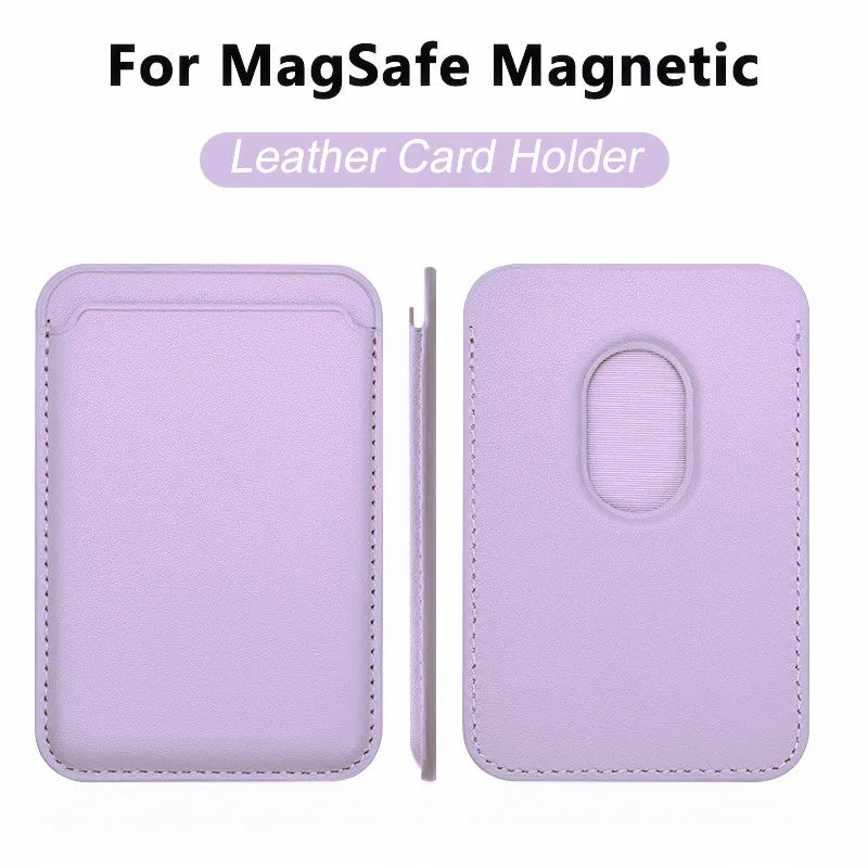 Luxury MagSafe Leather Wallet Case – Magnetic Card Holder for iPhone - Harotix