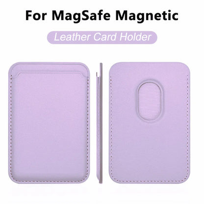 Luxury MagSafe Leather Wallet Case – Magnetic Card Holder for iPhone - Harotix