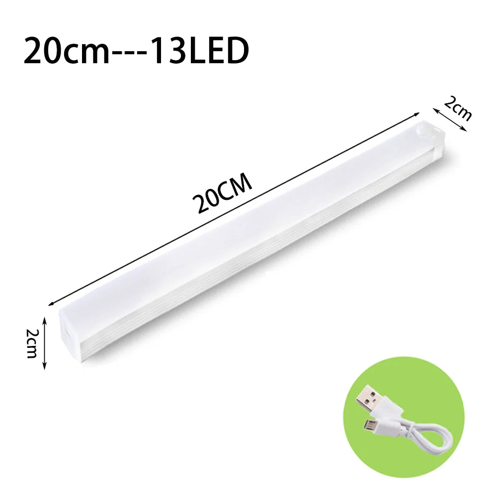 LED Motion Sensor Light – Wireless Rechargeable Night Light with Type-C Charging, Perfect for Cabinet, Wardrobe, Staircase & Kitchen - Harotix