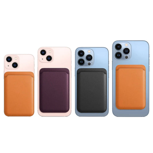 Luxury MagSafe Leather Wallet Case – Magnetic Card Holder for iPhone - Harotix