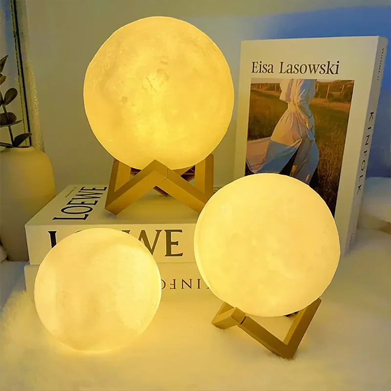 Book Light LED Moon Light – Galaxy Night Lamp for Kids & Bedroom Decoration - Harotix