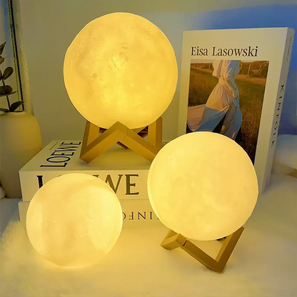 Book Light LED Moon Light – Galaxy Night Lamp for Kids & Bedroom Decoration - Harotix