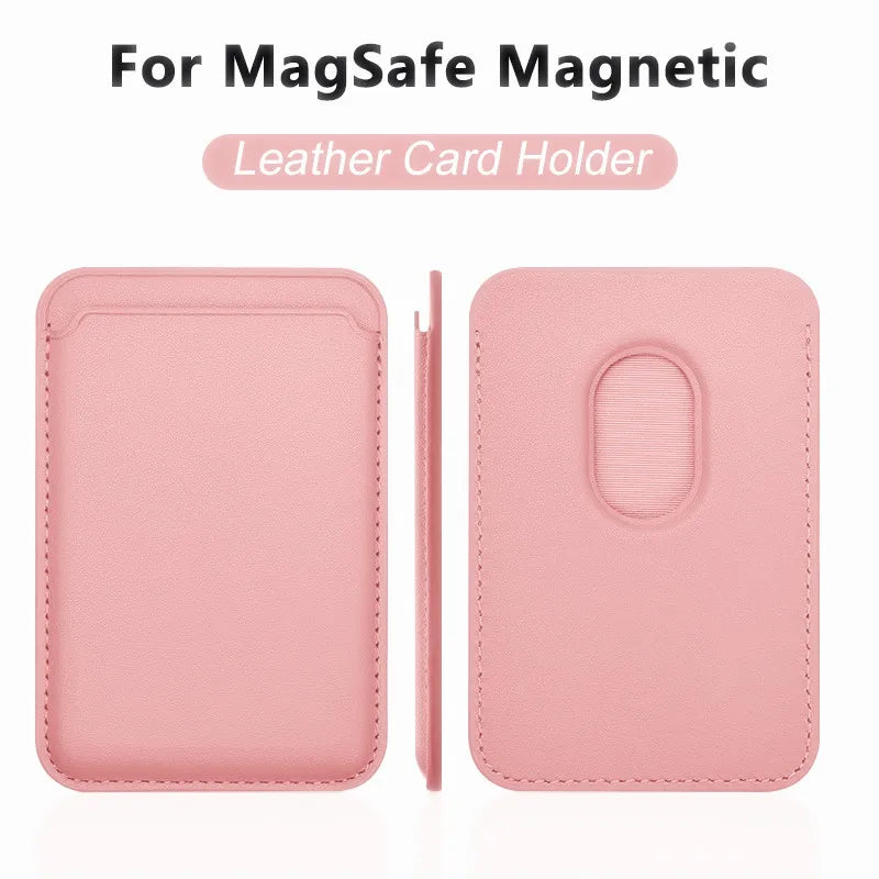Luxury MagSafe Leather Wallet Case – Magnetic Card Holder for iPhone - Harotix