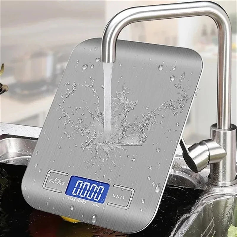 Kitchen Digital Scale – Multi-Function Portable Weighing Scale with LCD Display & USB Charging for Baking & Cooking - Harotix