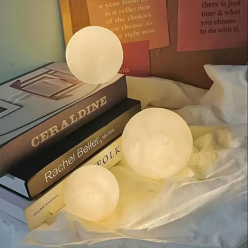 Book Light LED Moon Light – Galaxy Night Lamp for Kids & Bedroom Decoration - Harotix