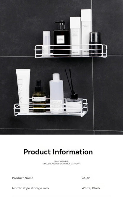 Iron Triangle Corner Rack – Durable Thickened Storage Shelf for Kitchen & Bathroom - Harotix