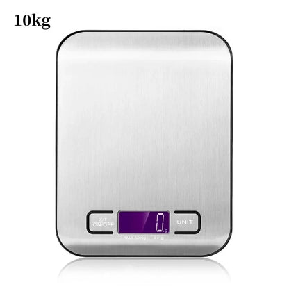 Kitchen Digital Scale – Multi-Function Portable Weighing Scale with LCD Display & USB Charging for Baking & Cooking - Harotix