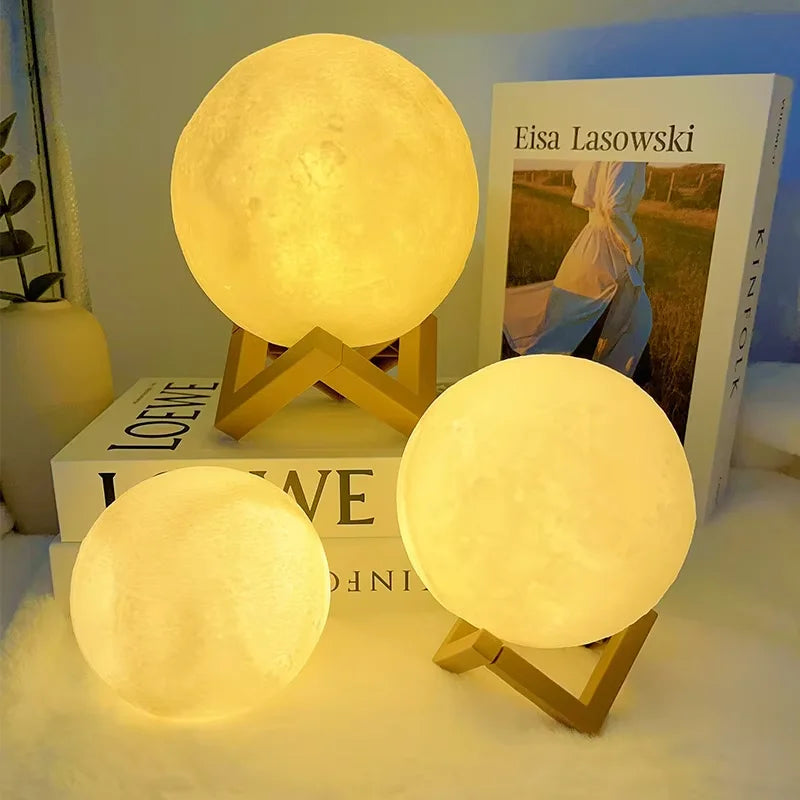 Book Light LED Moon Light – Galaxy Night Lamp for Kids & Bedroom Decoration - Harotix