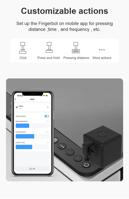 Tuya Zigbee Smart Fingerbot Switch – Remote Button Pusher - Harotix