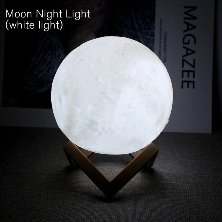 Book Light LED Moon Light – Galaxy Night Lamp for Kids & Bedroom Decoration - Harotix