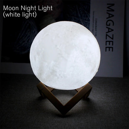 Book Light LED Moon Light – Galaxy Night Lamp for Kids & Bedroom Decoration - Harotix