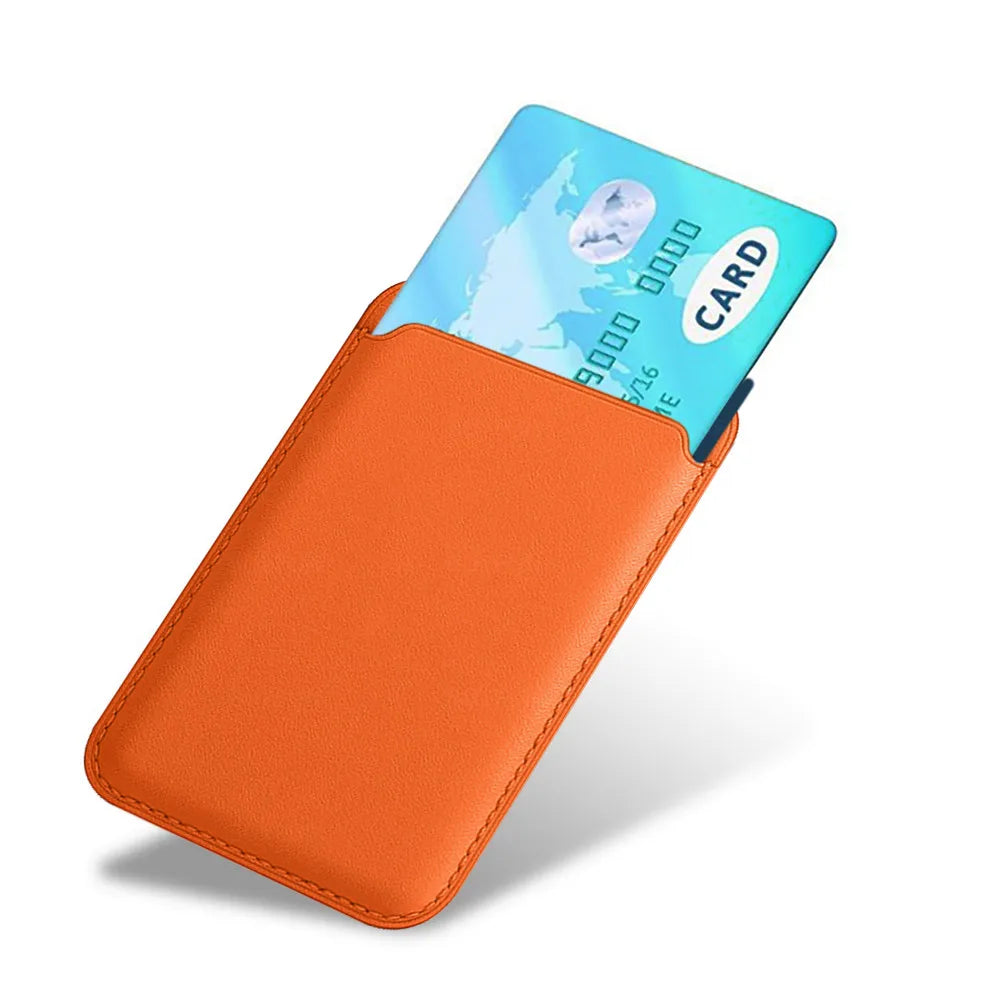 Luxury MagSafe Leather Wallet Case – Magnetic Card Holder for iPhone - Harotix
