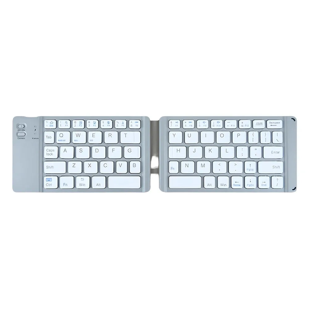 Dual Bluetooth 5.1 Foldable Mini Keyboard with Touchpad - Harotix