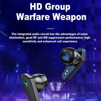 AIR X15 Wireless Gaming Earbuds Bluetooth Headset with Mic - Harotix
