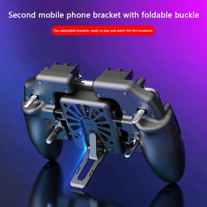 M10/M11 6-Finger PUBG Mobile Gamepad with Cooling Fan & Triggers - Harotix