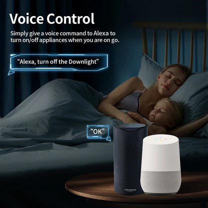 TNCE Tuya Smart Plug WiFi/Zigbee 3.0 EU Socket (16A/20A) – Power Monitor, Timer, Voice Control, Works with Alexa & Google Home - Harotix