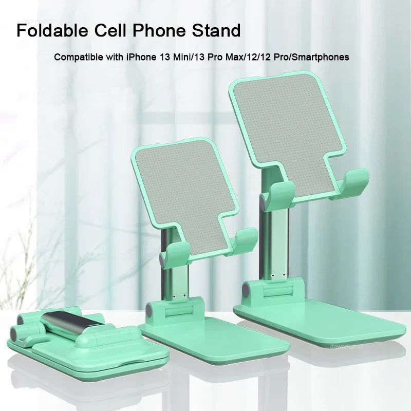 Foldable Telescopic Mobile Phone Stand – Desktop & Bedside Holder - Harotix