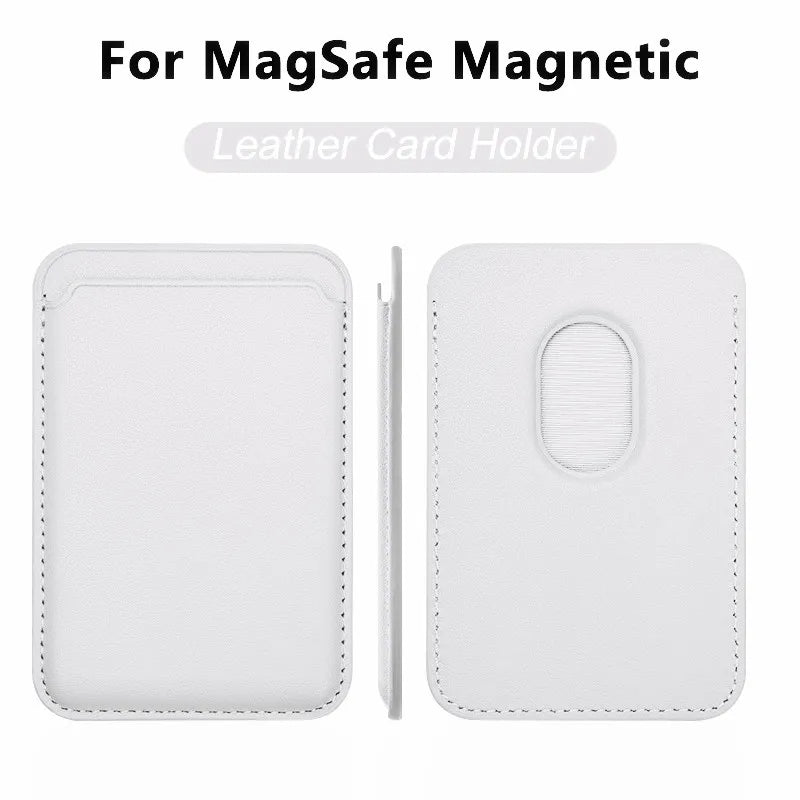 Luxury MagSafe Leather Wallet Case – Magnetic Card Holder for iPhone - Harotix
