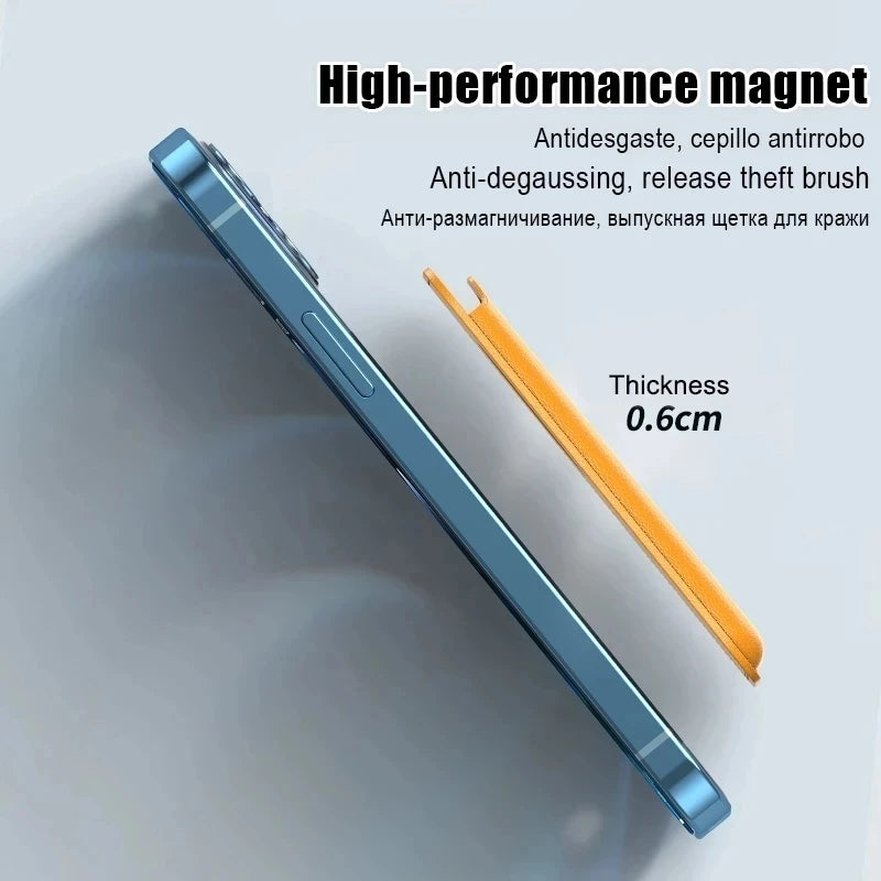 Luxury MagSafe Leather Wallet Case – Magnetic Card Holder for iPhone - Harotix