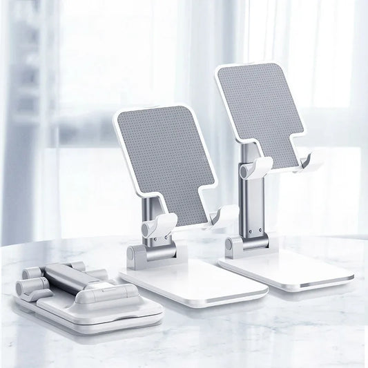 Foldable Telescopic Mobile Phone Stand – Desktop & Bedside Holder - Harotix