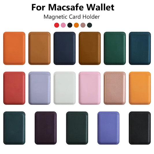 Luxury MagSafe Leather Wallet Case – Magnetic Card Holder for iPhone - Harotix