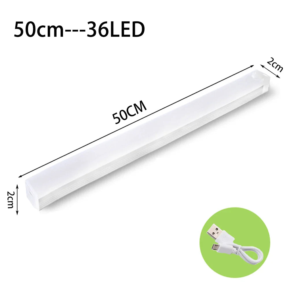 LED Motion Sensor Light – Wireless Rechargeable Night Light with Type-C Charging, Perfect for Cabinet, Wardrobe, Staircase & Kitchen - Harotix