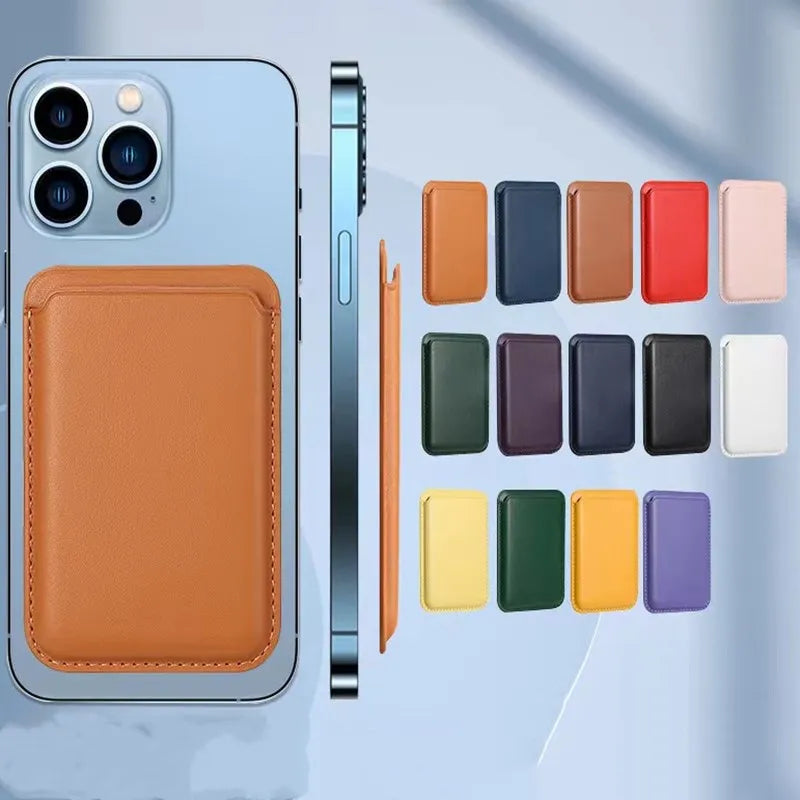 Luxury MagSafe Leather Wallet Case – Magnetic Card Holder for iPhone - Harotix