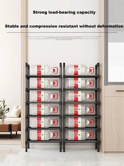 Black Elevated Shoe Rack – Small Multi-layer Shoe Cabinet for Home, Dormitory & Rental Housing - Harotix