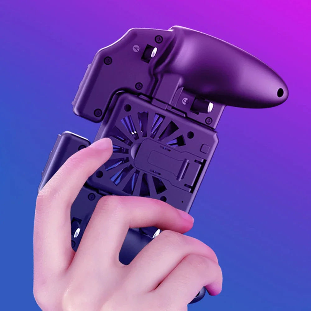M10/M11 6-Finger PUBG Mobile Gamepad with Cooling Fan & Triggers - Harotix