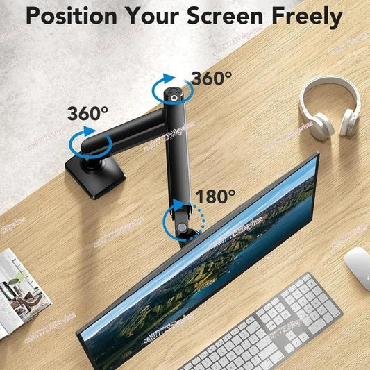 Adjustable Monitor Arm Bracket – Desktop Screen Holder - Harotix