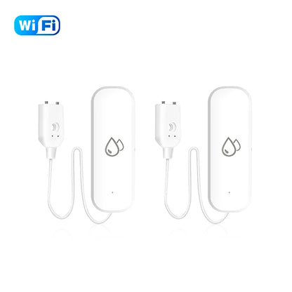 Tuya WiFi/ZigBee Smart Water Leak Sensor – Flood Detector with APP Control & Alarm for Smart Home Security - Harotix