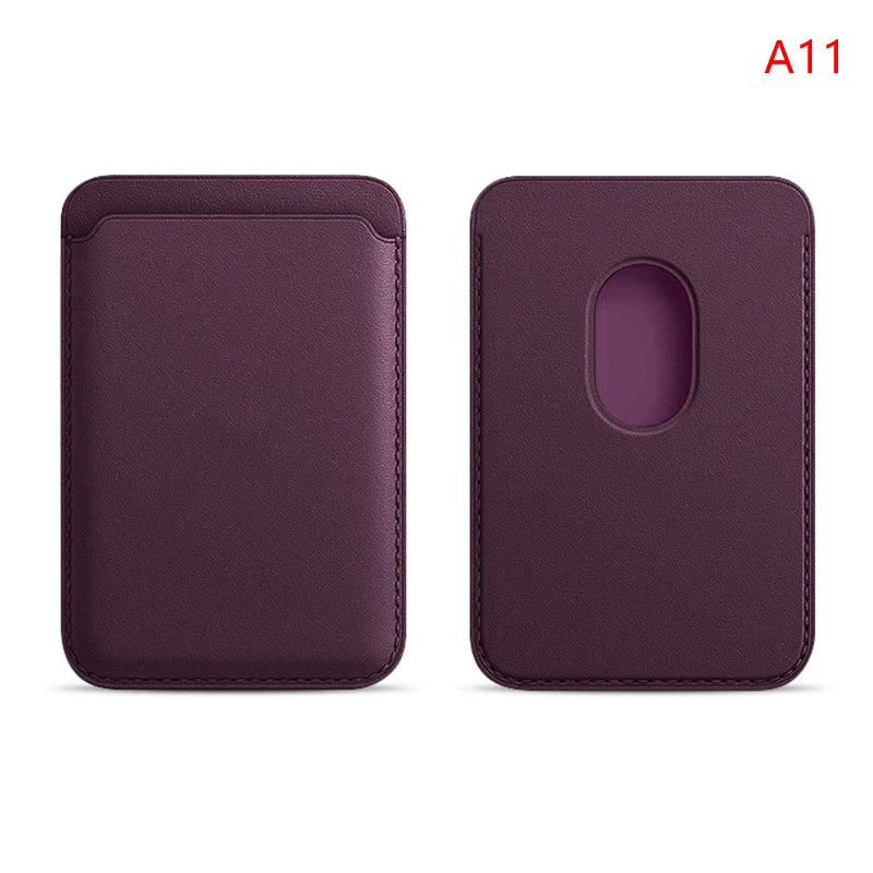 Luxury MagSafe Leather Wallet Case – Magnetic Card Holder for iPhone - Harotix
