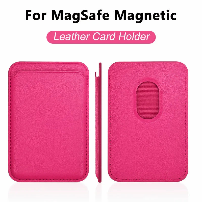 Luxury MagSafe Leather Wallet Case – Magnetic Card Holder for iPhone - Harotix