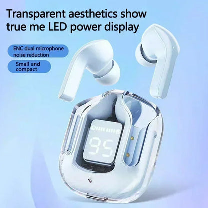 T2 Transparent TWS Bluetooth Earbuds with HIFI Sound - Harotix