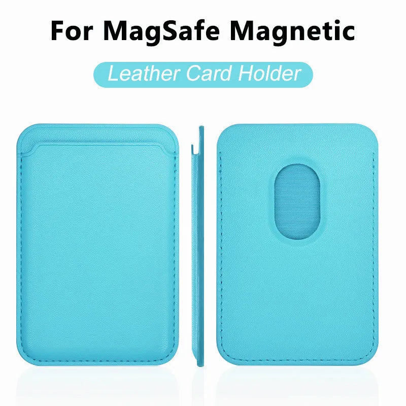 Luxury MagSafe Leather Wallet Case – Magnetic Card Holder for iPhone - Harotix
