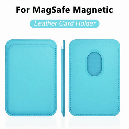 Luxury MagSafe Leather Wallet Case – Magnetic Card Holder for iPhone - Harotix