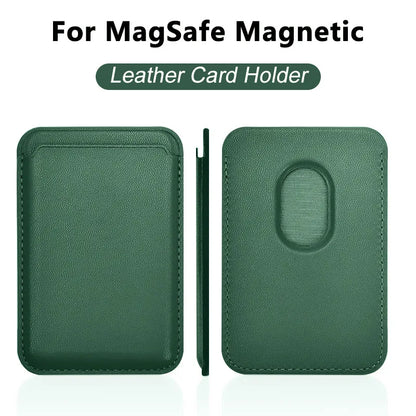 Luxury MagSafe Leather Wallet Case – Magnetic Card Holder for iPhone - Harotix